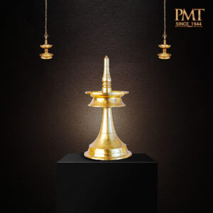 Brass Rocket Lamp – Modern Decorative Pooja Lamp
