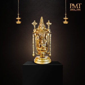 Brass Balaji with Lakshmi – Tirupati Venkateswara Idol