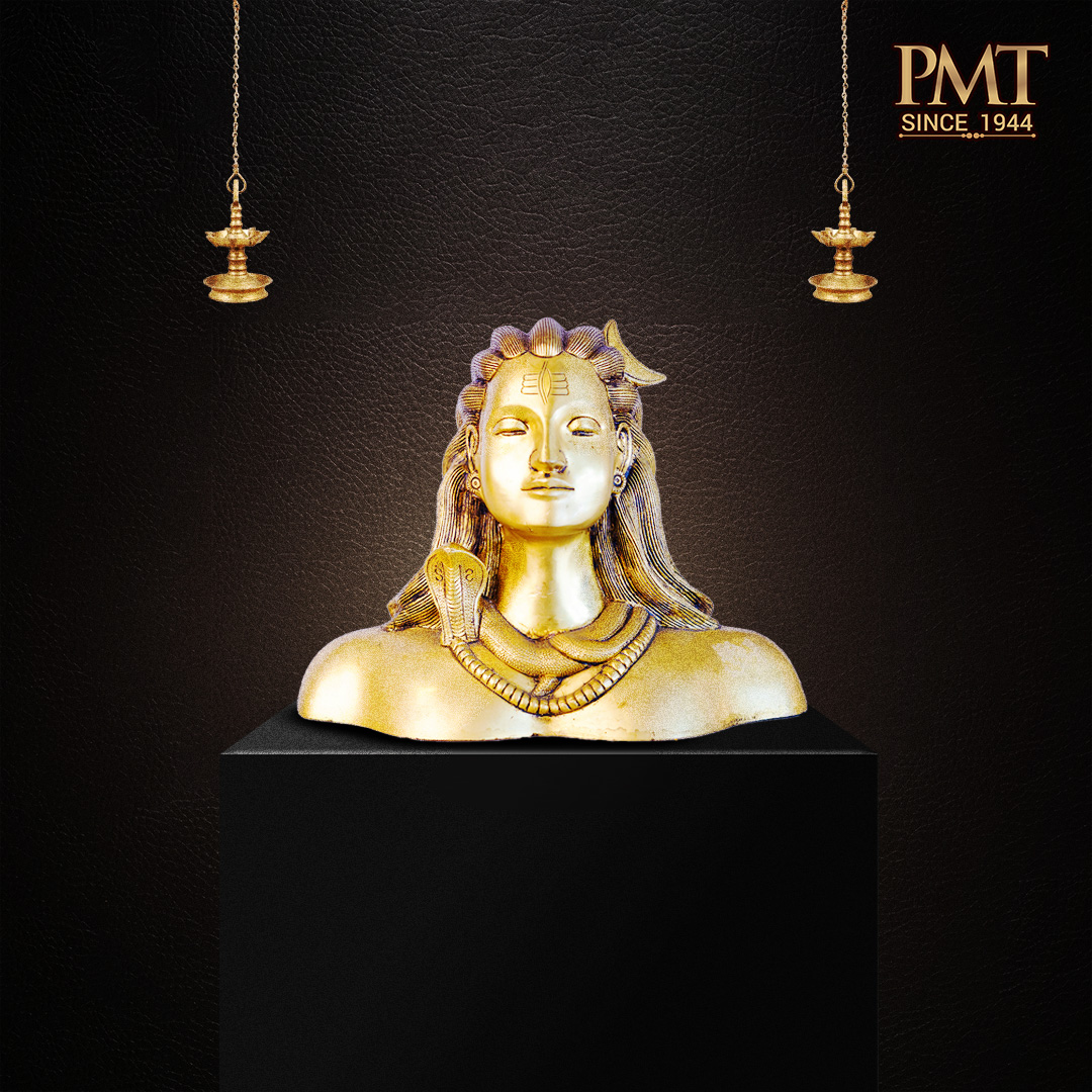 Brass Adiyogi Bust – The Source of Yoga