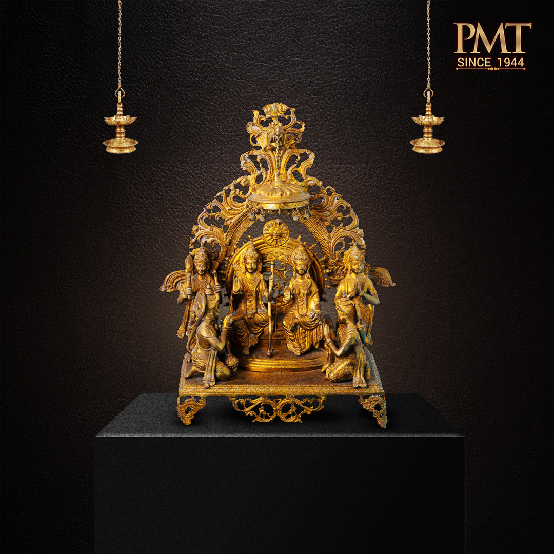 Sree Ram Darbar Brass Idol (Pattabhishekam)