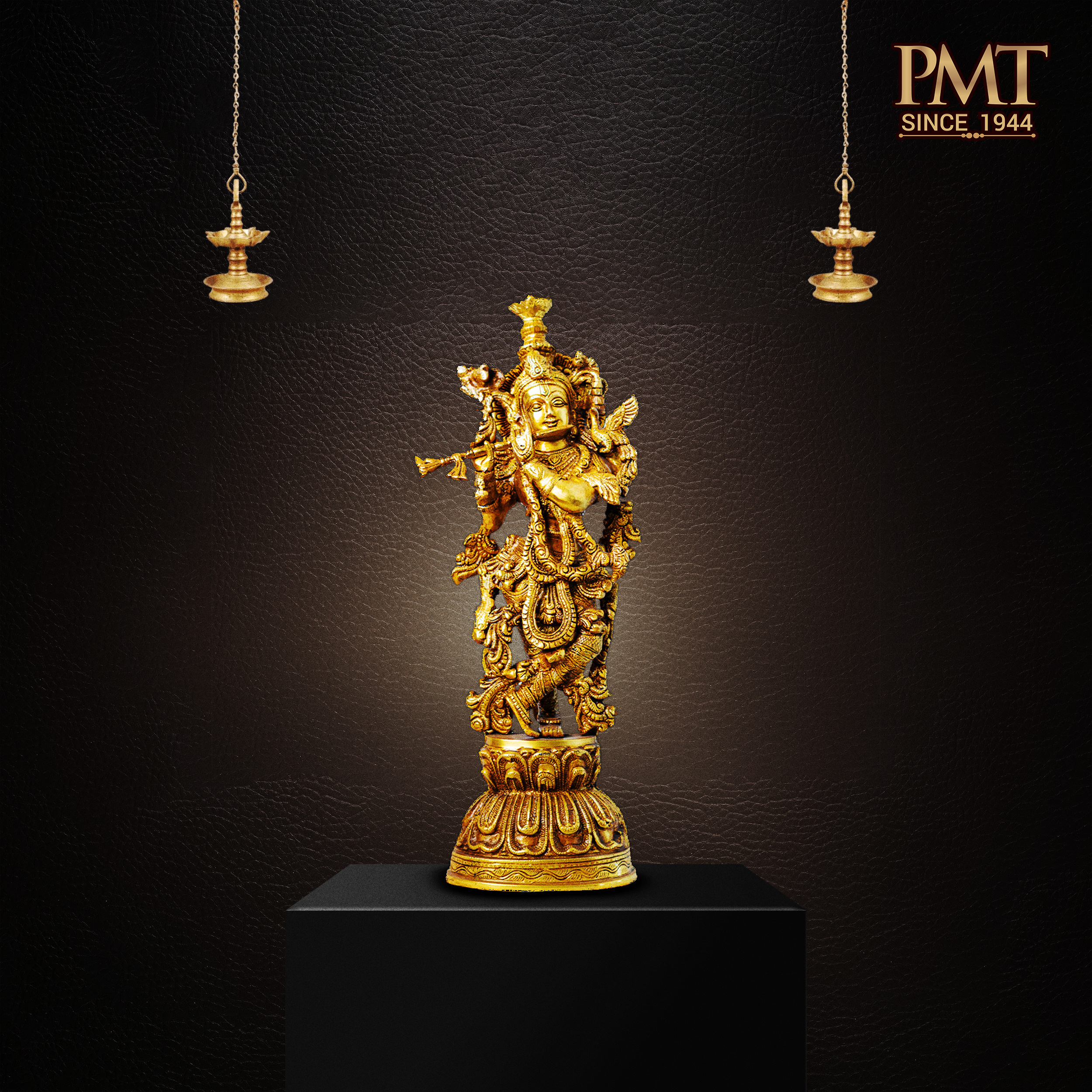 Antique Finish Venugopala Krishna Idol