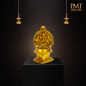 Traditional Gaja Lakshmi Vilakku (Brass)